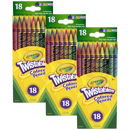 Crayola Twistables Colored Pencils, PK54 BIN687418